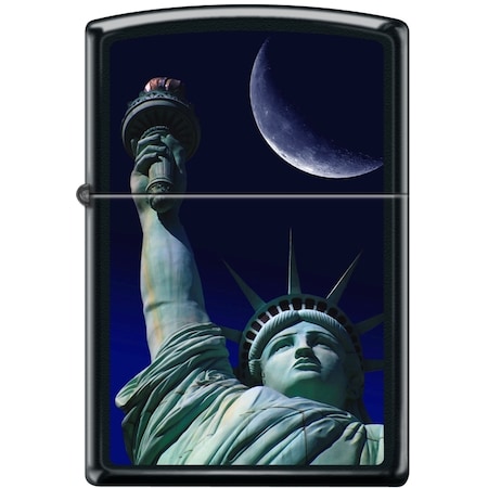 Zippo 2024 Zippo Custom Liberty At Night Black Matte ZIP-218CI017840